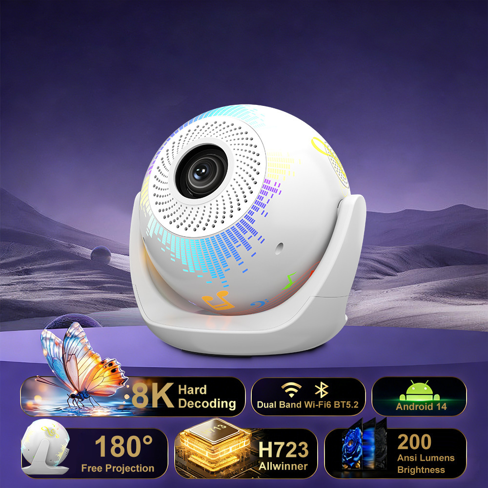 Home Cinema Gaming - 2026 New U6 Intelligent Projector 4K