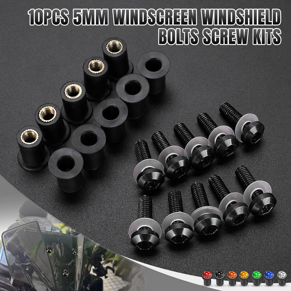 Home Cinema Yamaha - 10PCS M5 Windscreen Windshield Bolts Screw