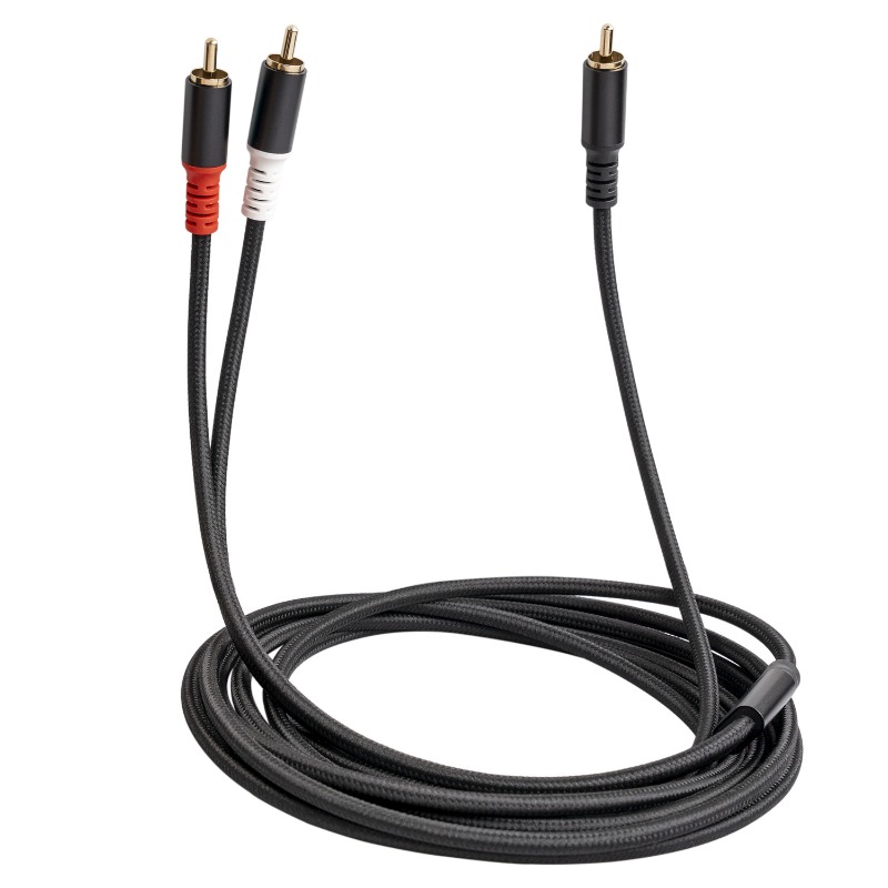Home Cinema Idea - 1/2/3M 1 RCA Male To 2