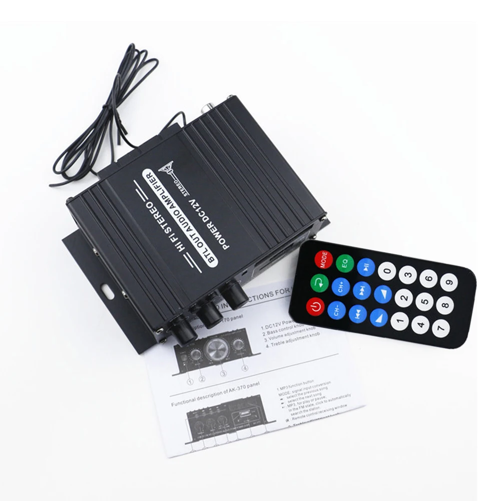 AK-370 Bluetooth Amplifier Pow - Home Cinema Bluetooth recension och pris