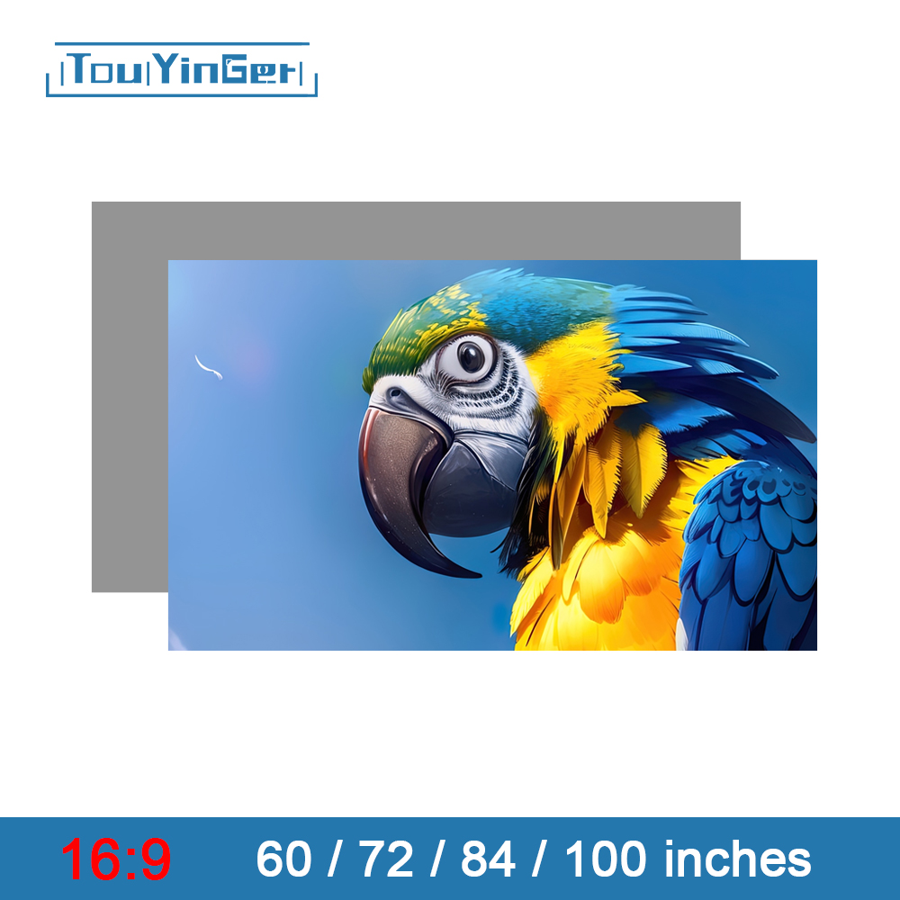 Touyinger 16:9 High Brightness - Projector Screen 100 Inch recension och pris