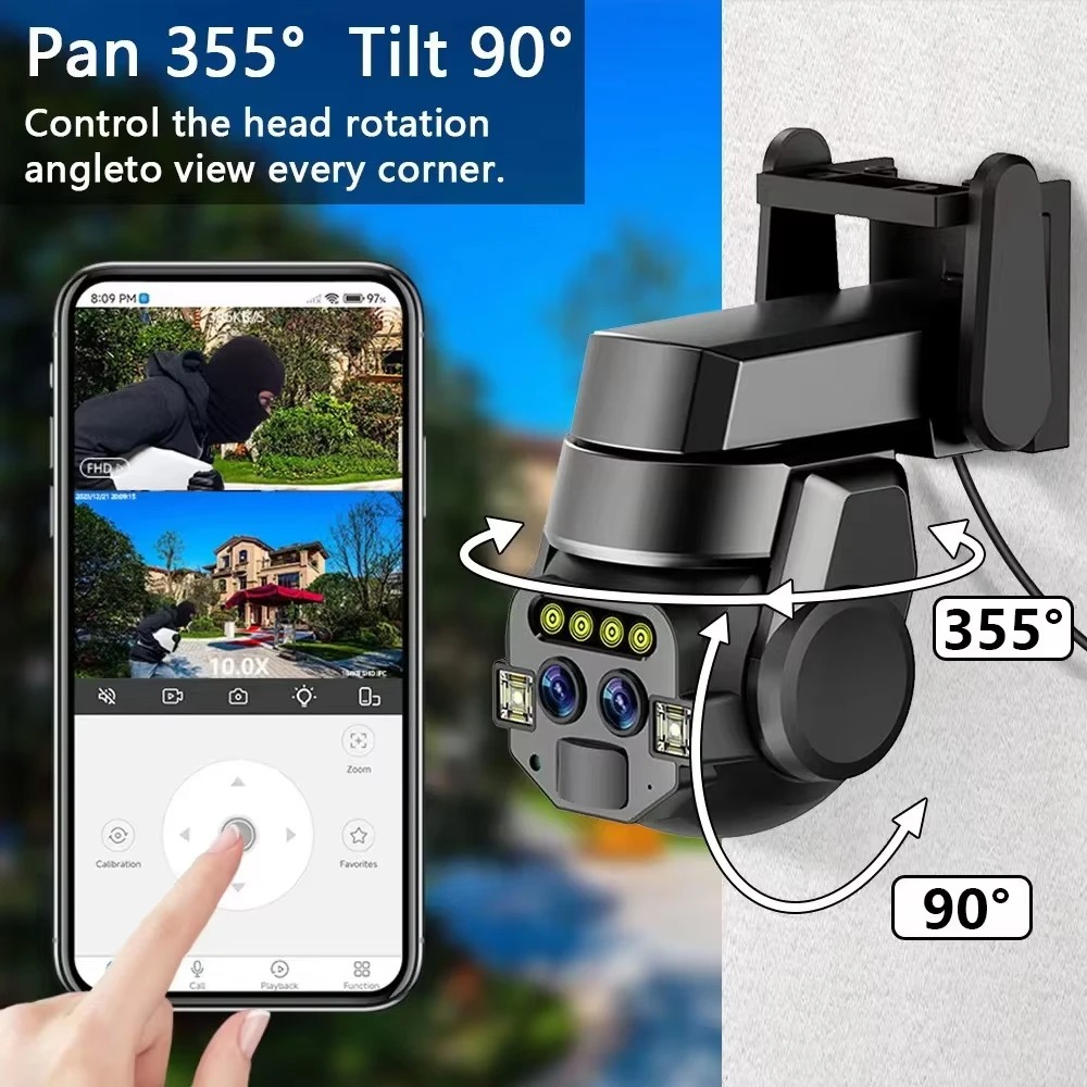 4K WiFi Surveillance Camera Ou - Home Cinema Google recension och pris