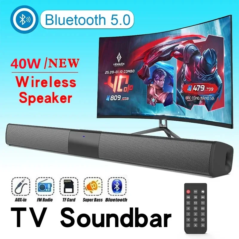 40W Bluetooth 5.3 Speaker With - Home Cinema Bluetooth recension och pris