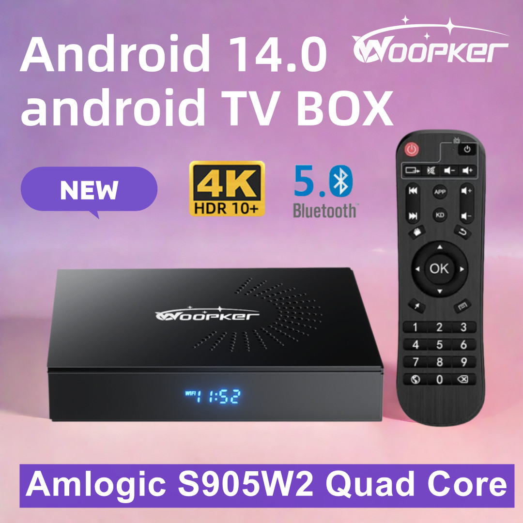 Woopker KW2 Android 14 TV Box  - Home Cinema Google recension och pris