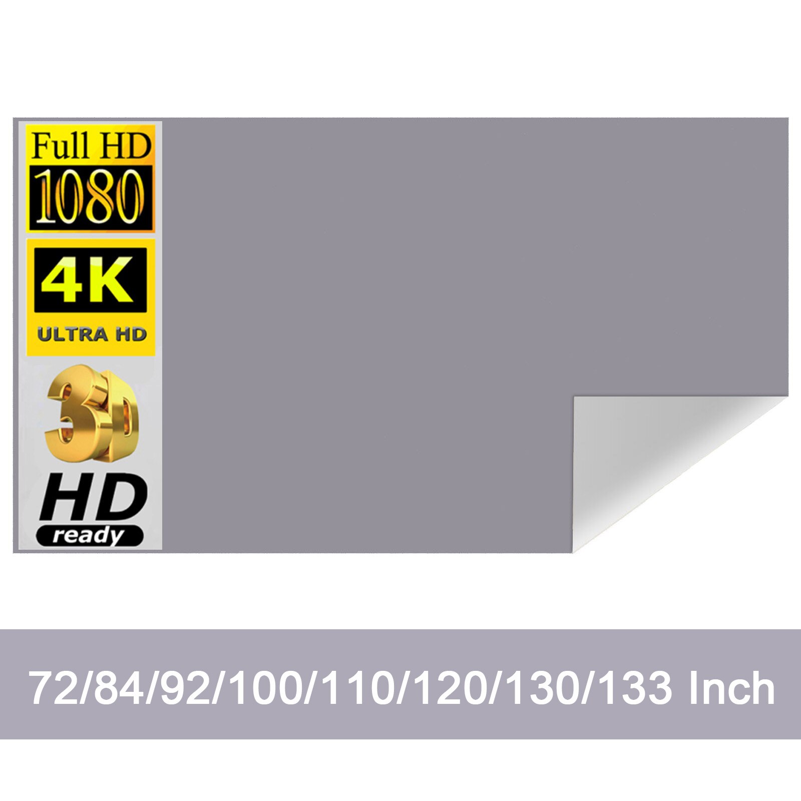 Projection Screen Reflective F - Projector Screen 100 Inch recension och pris