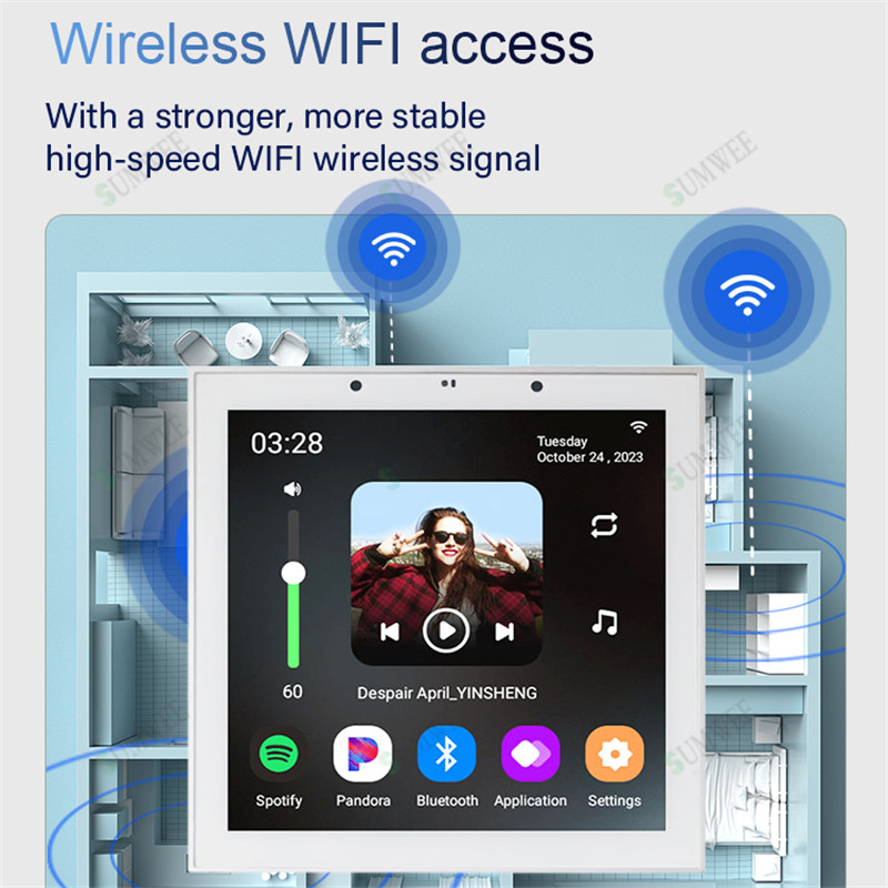 4 Inch Tuya Smart Home Set And - Home Cinema Bluetooth recension och pris