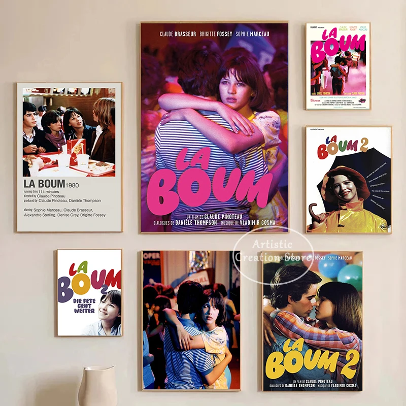 La Boum Vintage Movie Posters  - Home Cinema Ultimea recension och pris