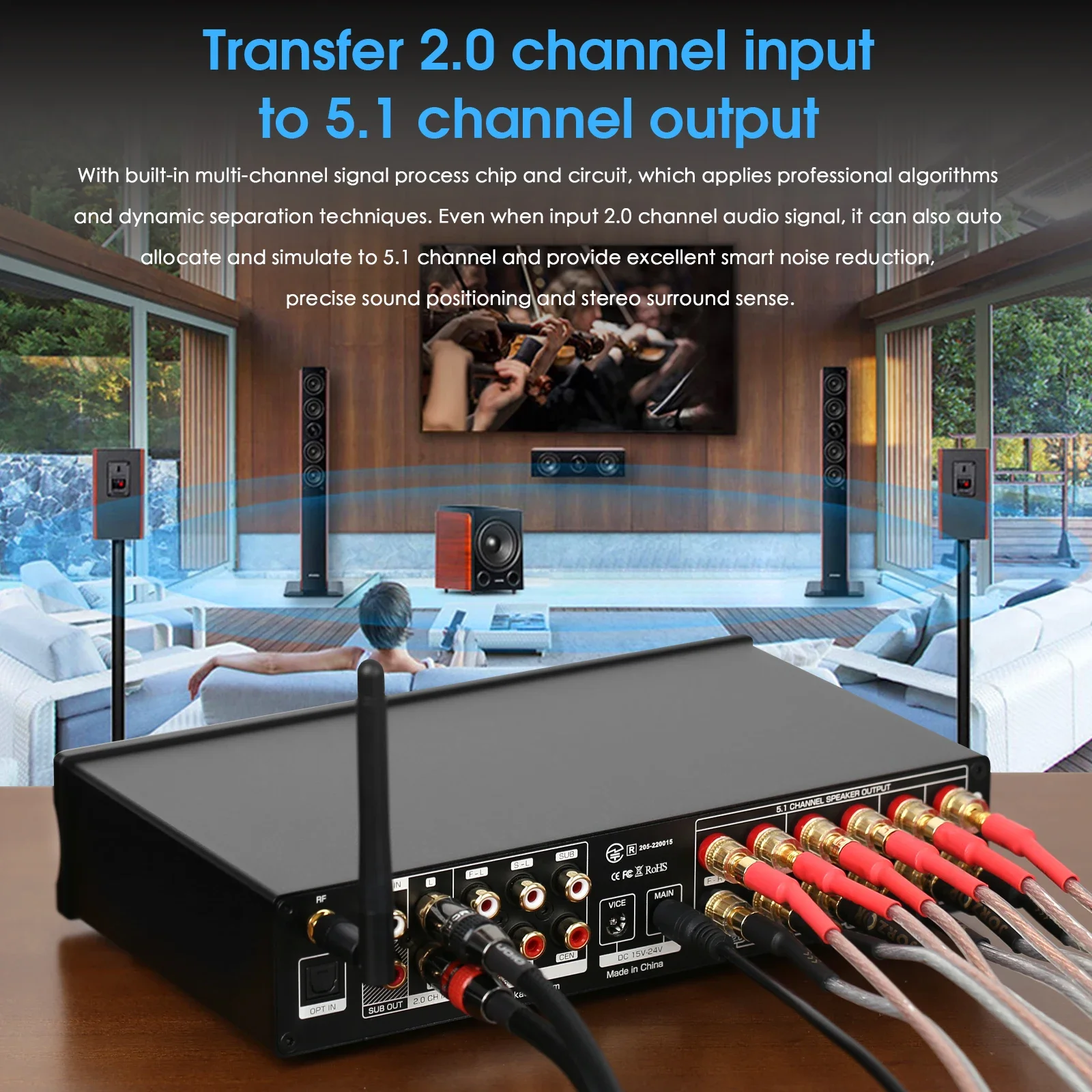 Douk Audio 5.1 Channel Digital - Home Cinema Bluetooth recension och pris