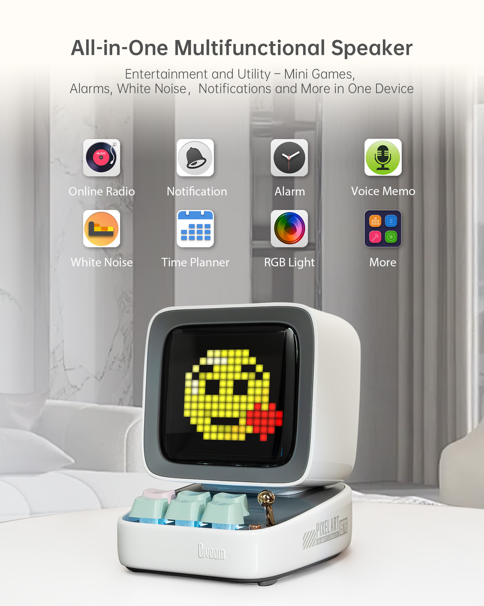 Divoom Ditoo-Pro Speaker Mini  - Home Cinema Bluetooth recension och pris