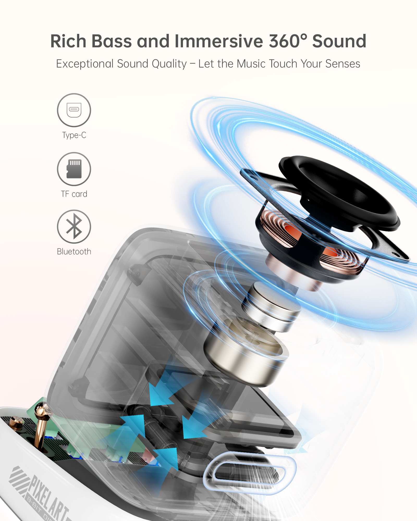 Divoom Ditoo-Pro Speaker Mini  - Home Cinema Bluetooth recension och pris