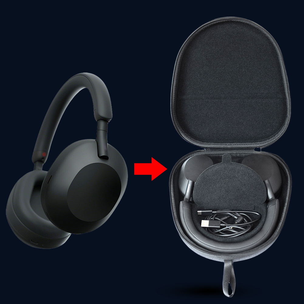 Protective Hard Case EVA Hard  - Sony Headphone Wh-1000Xm5 recension och pris