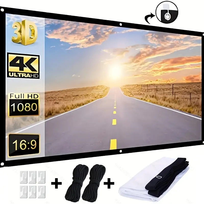 Projector Screen 16:9 Indoor/O - Projector Screen 100 Inch recension och pris