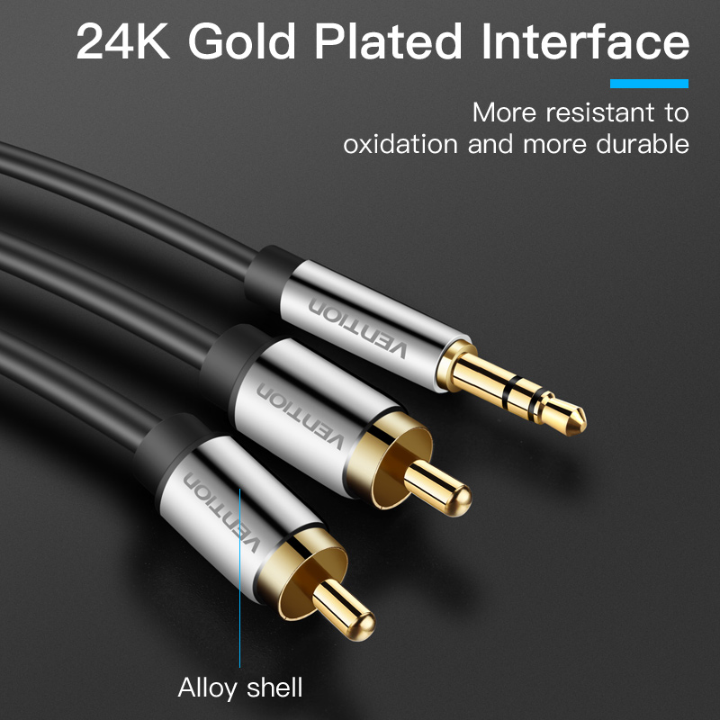 Vention RCA Cable 3.5 to 2rca  - Home Cinema Idea recension och pris
