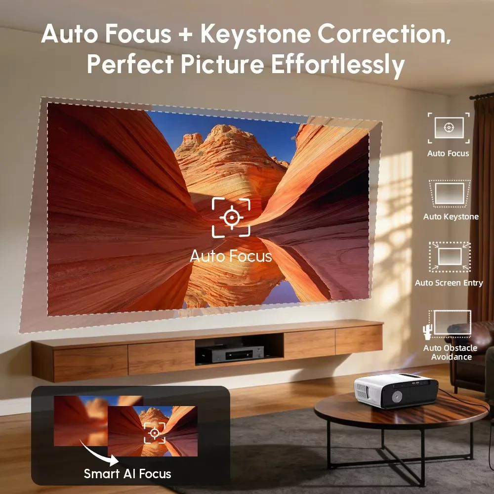 New A9S 4k 4000ANSI Projector  - Home Cinema Laser Projector recension och pris
