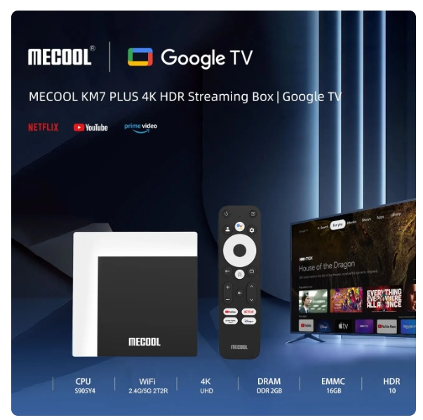 [Genuine]MECOOL KM7 PLUS Netfl - Home Cinema Google recension och pris